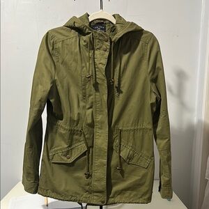 Love Tree Olive Green Women's Jacket